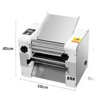 Machine à pâtes électrique commerciale 2-en-1, machine à nouilles automatique avec pompe, épaisseur réglable, rouleau à pâte robuste pour presser la pâte