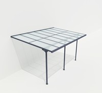 Auvents de terrasse imperméables auvent Polycarbonate balcon auvent couverture extérieure en aluminium Gazebo Patio couvre pour l'ombre