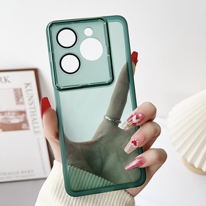 เคส TPU นิ่มป้องกันเลนส์กล้องสำหรับ Infinix GT 30 Hot 60 Pro Plus Tecno Smart 10 Pro ฝาหลังใสสีสันสดใสพร้อมกรอบชุบ - Product Image 5