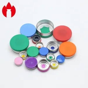 Colorful Flip Top Cap Aluminum-plastic Cap Flip Lid Flip Seal For Glass Vials Glass Bottles