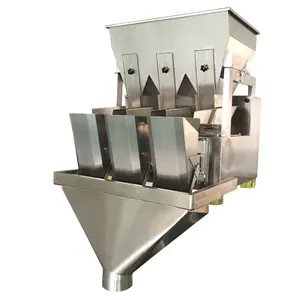 Automatic 3 head linear weigher grain and coarse cereals quantitative package scale manufacturer