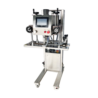 Machine de scellage de bouteilles mobile - Serre-capsules automatique pour bocaux/bouteilles