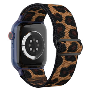 Bracelet de montre en nylon tissé élastique IVANHOE pour Apple Watch, fermeture réglable, bracelet léger pour hommes et femmes, usage sportif et décontracté - Product Image 4