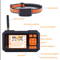Système de clôture sans fil multi-chiens avec suivi GPS, portée de 100 à 2000 pieds, écran TFT, limite de zone réglable, système de confinement pour animaux de compagnie, vente en gros pour jardin