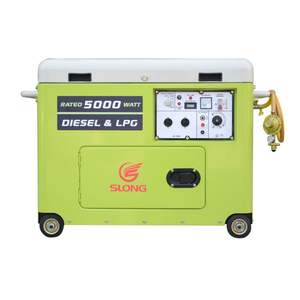 Slong DNG6500LDE דיזל גנרטור דלק כפול סופר שקט 5kw דיזל מופעל גנרטורים דיזל גנרטור - Product Image 5