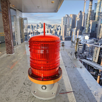 HC-L6 Intelligent 220V ABS Lumière d'avertissement de navigation à détecteur de mouvement, étanche et anti-poussière, clignotante pour aéroport, à commande lumineuse