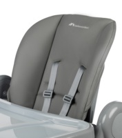 Chaise haute moderne Bebeconfort avec roulettes, 3 positions inclinables, housses amovibles en plastique, chaise multifonction pour bébé, modèle pour tout-petits