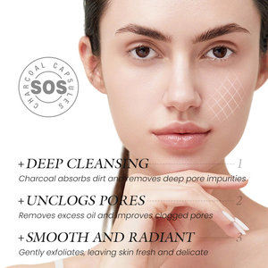 KORMESIC - Mascarilla Facial Exfoliante Vegana de Carbón Vegetal en Cápsulas de 35 ml, Mascarilla Facial Coreana Orgánica Reafirmante e Iluminadora - Product Image 2