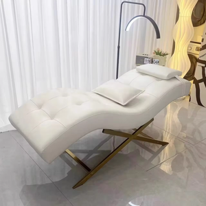 Modern European Metal Beauty Salon Lash Extension Bed Electric Hydraulic Foldable 300KGS Load Capacity - Product Image 2