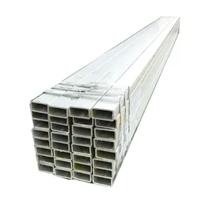 40x40 Hot Dipped Galvanized Steel 6m Long Square Pipe GI Pipe Galvanized Steel Pipe For Construction