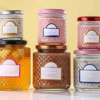 Bocaux de rangement en verre grande capacité 100ml 150ml 380ml 500ml avec couvercles