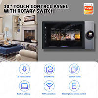 SQ Panel Sentuh HD 10-Inci Pengontrol Pusat Multi-Fungsi untuk Rumah Pintar yang Dipasang di Dinding, Mendukung Zigbee untuk 6 Bahasa