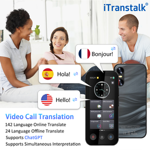 Itranstalk 142 giọng nói ngôn ngữ thiết bị cambodian Việt laotian Nga Tiếng Anh Tây Ban Nha thông minh dịch - Product Image 5