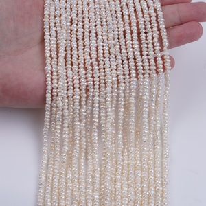 Khuyến mãi lớn 3-4 mét một lớp bán buôn nước ngọt lỏng nút hình dạng ngọc trai đối với trang sức làm - Product Image 1