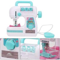 Mini machine à coudre électrique créative DIY avec kit de modèles, jouet éducatif pour enfants, cadeau pour jeux d'imitation