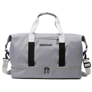 Bolsa de lona Oxford de varios colores de gran capacidad, impermeable, para deportes, separación seca y húmeda, bolsa de lona para mujer, bolsa de gimnasio de fin de semana - Product Image 4