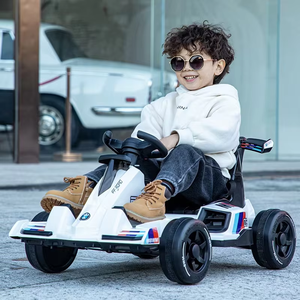 Go Kart Eléctrico Unisex para Niños Barato con Control Remoto, Coche de Carreras de Juguete Montable con Batería Recargable Hecho de Plástico - Product Image 5