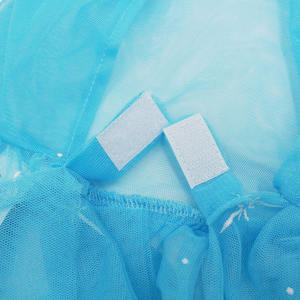 Girls Princess <strong>Hoodie</strong> Capes Summer Design Tulle Elsa Cosplay Capes Snowflake Ice Printed Cloak - Product Image 6