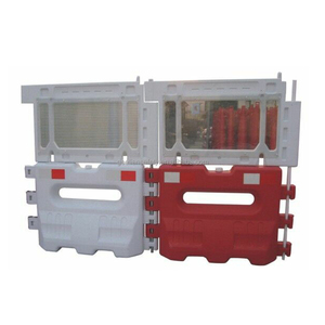 Barrière de sécurité en aluminium personnalisée, rouge, remplissable d'eau, en PE/aluminium, pour la sécurité routière, la gestion des foules lors de concerts - Product Image 5