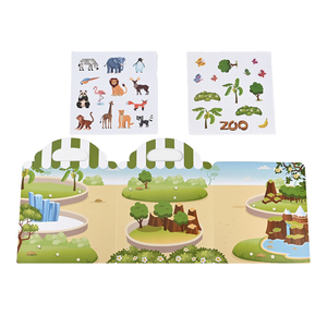 Livre d'activités autocollantes personnalisables et portables, jouets éducatifs réutilisables pour l'apprentissage des enfants de maternelle, cadeau pour enfants - Product Image 2