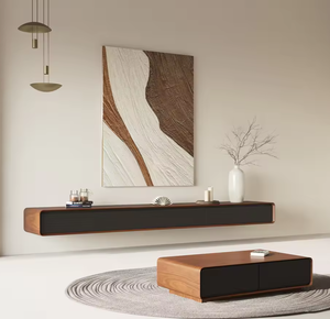 Meuble <span class=keywords><strong>TV</strong></span> <span class=keywords><strong>mural</strong></span> flottant blanc de luxe 2026 – Unité multimédia murale tendance et peu encombrante pour la vente en gros - Product Image 1
