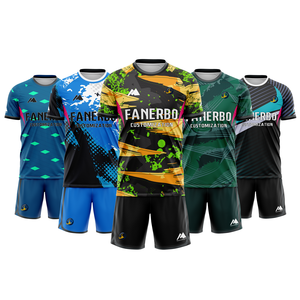 Camiseta de Fútbol de Poliéster de Alta Calidad con Transferencia de Calor Personalizada, Uniforme de Fútbol Personalizado, Ligero, Colores y Tallas Personalizables S-5XL - Product Image 3