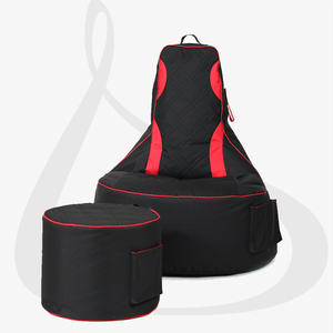Fauteuil Poire <span class=keywords><strong>Gamer</strong></span> Moderne Grande Taille XXL Intérieur/Extérieur avec Revêtement en Tissu – Housse de <span class=keywords><strong>Pouf</strong></span> Confortable pour Salons et Canapés - Product Image 1