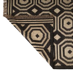 Tapis de jute en laine Kilim Premium motif géométrique tapis tissé à la main pour intérieurs de maison élégant pour salon chambre salle à manger - Product Image 5