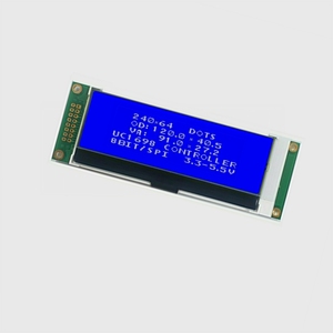 <span class=keywords><strong>3</strong></span>วันเวลานำโมดูล240x64 LCD ที่มีไฟ LED backlit โมดูลจอ LCD สีฟ้า24064 LCM 240*64สำหรับหน้าจอแสดงผลเครื่องมืออุตสาหกรรม - Product Image 1