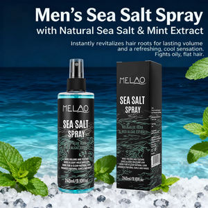 Spray texturisant pour cheveux au sel de mer naturel et biologique, tenue forte, protection contre la chaleur pour cheveux bouclés/frisés - Formule sans alcool, sans rinçage - Product Image 2