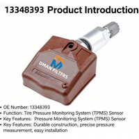 Capteur TPMS de voiture en promotion, capteur de pression des pneus standard 433 MHz 13348393 pour pièces de véhicule