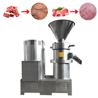 Pâte de piment de noix de viande 15 kg/h Mini broyeur de beurre d'arachide commercial Moulin colloïdal industriel Machine à beurre d'arachide pour les entreprises