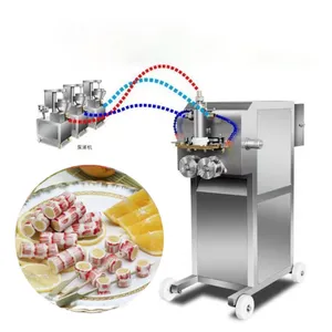 Hoge Kwaliteit Gevulde Vleestaf Vormende Machine Grill Vis Stick Maker Twist Vis Roll Making Machine