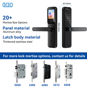 Kk thông minh khóa cửa hợp kim nhôm WiFI 3D nhận dạng khuôn mặt tuyaapp từ xa mở Khóa cảm ứng sinh trắc học vân tay mật khẩu - Product Image 4