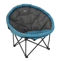 Chaise de camping pliable ronde en polyester 600D personnalisée pour l'extérieur, vente en gros