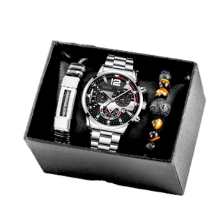 <span class=keywords><strong>Reloj</strong></span> Popular para Hombre de Moda y Negocios <span class=keywords><strong>con</strong></span> Brazalete Manecillas y Fecha <span class=keywords><strong>Reloj</strong></span> de Cuarzo Regalo Masculino - Product Image 1