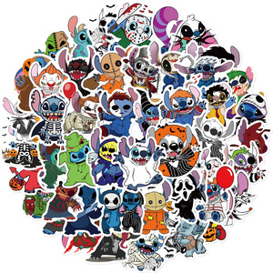 Autocollant de dessin animé drôle et mignon Autocollant d'<span class=keywords><strong>Halloween</strong></span> Autocollant de dessin animé unique imperméable Décoration <span class=keywords><strong>Halloween</strong></span> pour coque de téléphone portable - Product Image 1