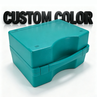U-S011C Mallette de transport portable en plastique rigide de 12 pouces, moulée par injection PP, pour équipement, avec mousse de protection personnalisable et support OEM