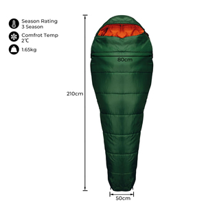 <span class=keywords><strong>Sac</strong></span> de couchage léger 4 saisons E-RIKE BSCI Factory, type momie, double couche, rembourrage thermique, pour le camping - Product Image 2