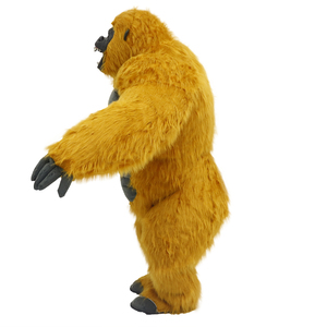 Vendita calda gigante peluche gonfiabile Gorilla mascotte Costume divertente del partito dei cartoni animati personaggio degli animali per adulti Halloween mascotte - Product Image 3