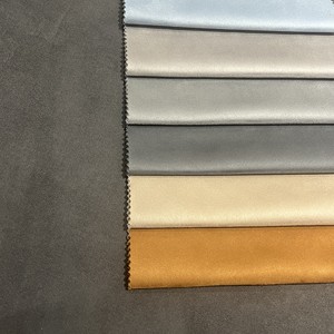 Tessuto in <span class=keywords><strong>Velluto</strong></span> di Alta Qualità 2165, Microfibra 100% Poliestere, Tessuto Scamosciato per Tappezzeria, <span class=keywords><strong>Velluto</strong></span> Tinto in Filo con Rivestimento PA - Product Image 1