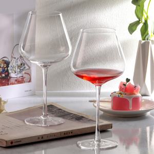 Verres à vin <span class=keywords><strong>blanc</strong></span> de <span class=keywords><strong>Bordeaux</strong></span> de grande capacité pour cadeau de mariage, gobelets de bar, cristal transparent soufflé à la main, verre à vin rouge de Bourgogne - Product Image 3