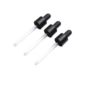 24/410 Luxury <b>Dropper</b> Cap Black Plastic Non-Spill Cap for Essential Oil <b>Dropper</b> <b>Bottle</b> - Product Image 1