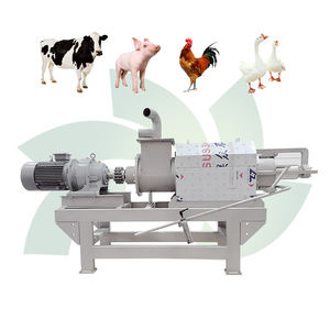 Machine de déshydratation du fumier de porc Séparateur de liquide solide Vis de séparation des excréments Séparateur de lisier de fumier de vache - Product Image 1