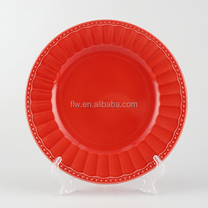 Emboss Color Glazed Eco-Friendly Scenic Fine New Bone China Dinnerware Tableware Dinner Set - Product Image 2