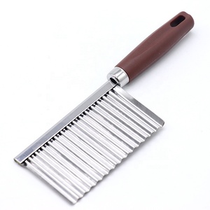 Stainless Steel Vegetable Potato Cucumber Carrot <strong>Crinkle</strong> Cutter <strong>Knife</strong> Wavy Chopper Slicer <strong>Cut</strong> <strong>Knife</strong> - Product Image 3
