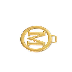 Bolso clásico de mujer de alta calidad, placa de logotipo personalizado ahuecado para bolso, logotipo grabado personalizado, letras de <span class=keywords><strong>Metal</strong></span> de una placa de alfabeto - Product Image 5