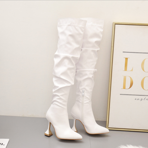 UP-1028D Autumn Women Shoes Thin Heel <strong>Over</strong> the <strong>Knee</strong> <strong>Boots</strong> for Wholesale 35-42size - Product Image 2