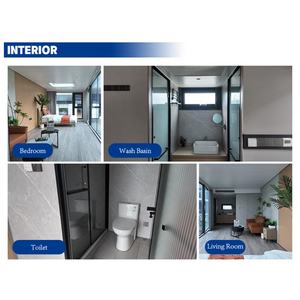 Glamni <span class=keywords><strong>ETong</strong></span> 40ft Cápsula espacial móvil Casa de dos pisos Paquete plano Desampar 3 Dormitorios Cocina Pal - Product Image 6