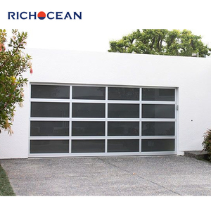 Puertas de Garaje Enrollables Eléctricas Plegables RICHOCEAN, Puertas de Garaje Personalizadas de Aluminio y Vidrio Impermeables para Villas - Product Image 6